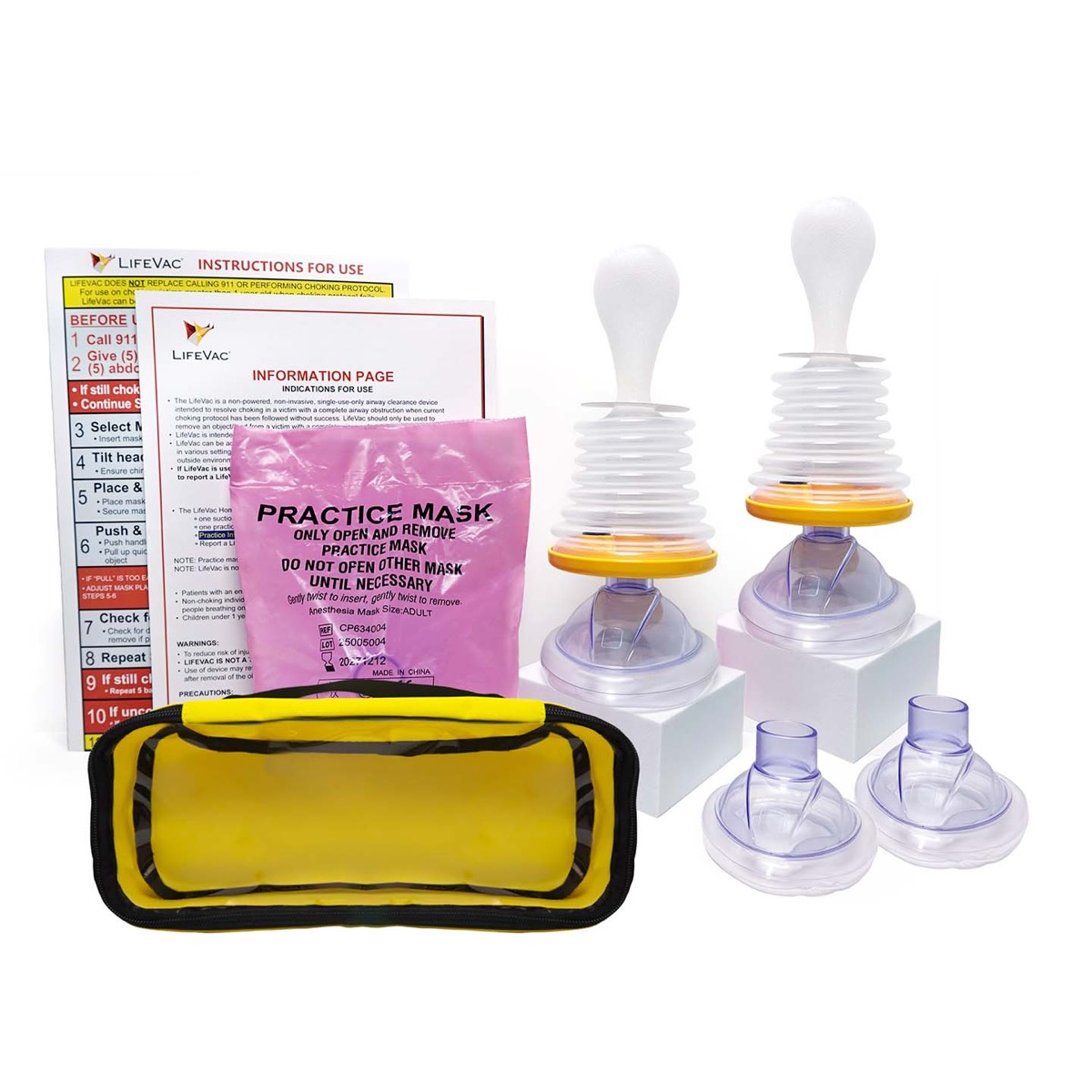 LifeVac Home & Travel Kit Bundle (2 dispositivos: casa y viaje)