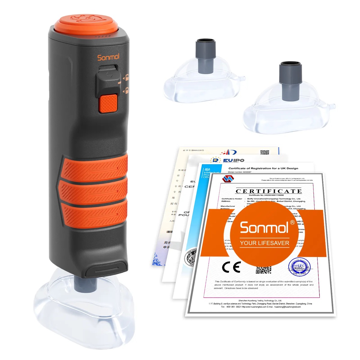Sonmol Premium Anti Choking Device (automático, 3 máscaras)