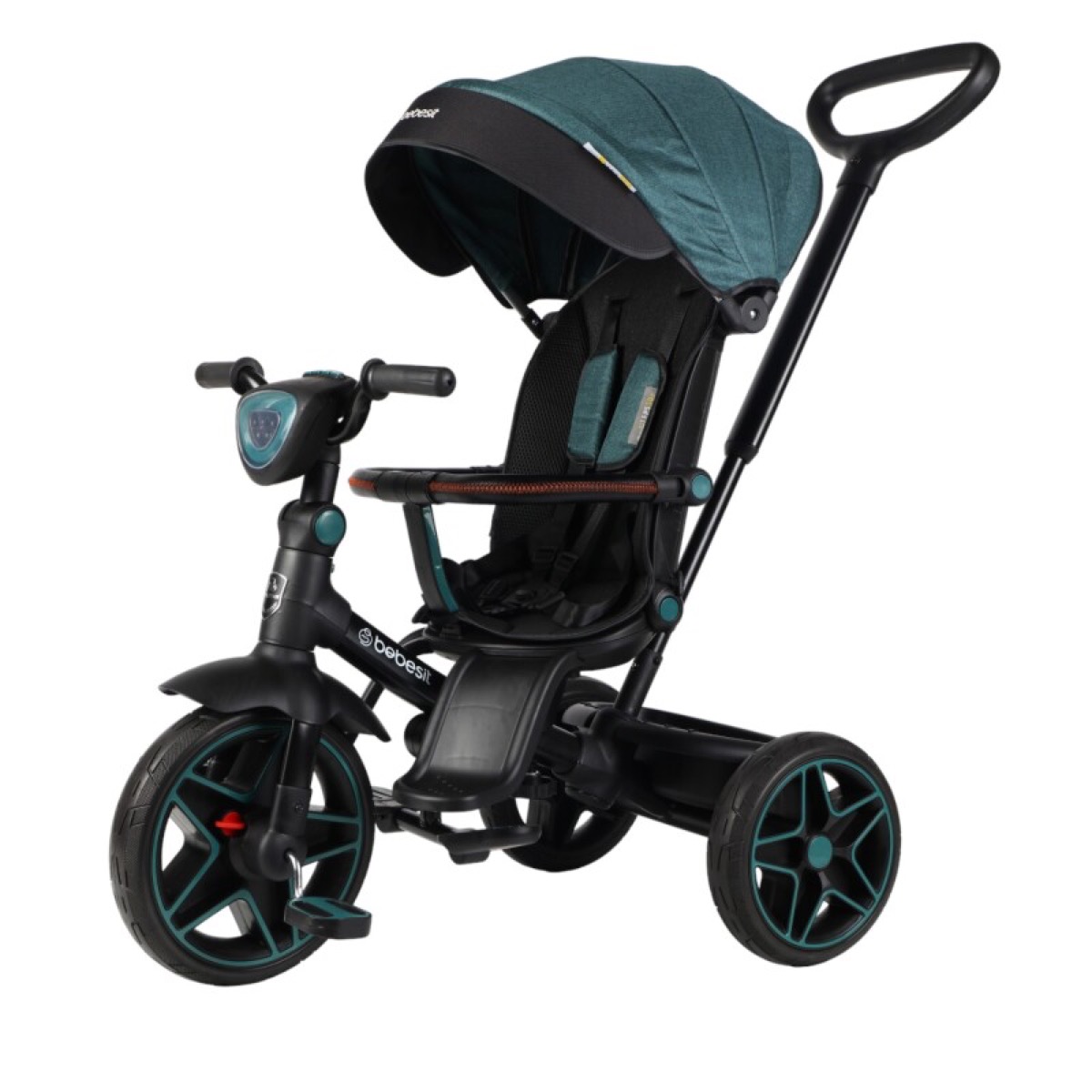 Bebesit Triciclo Explorer Deluxe 4 en 1 (verde)