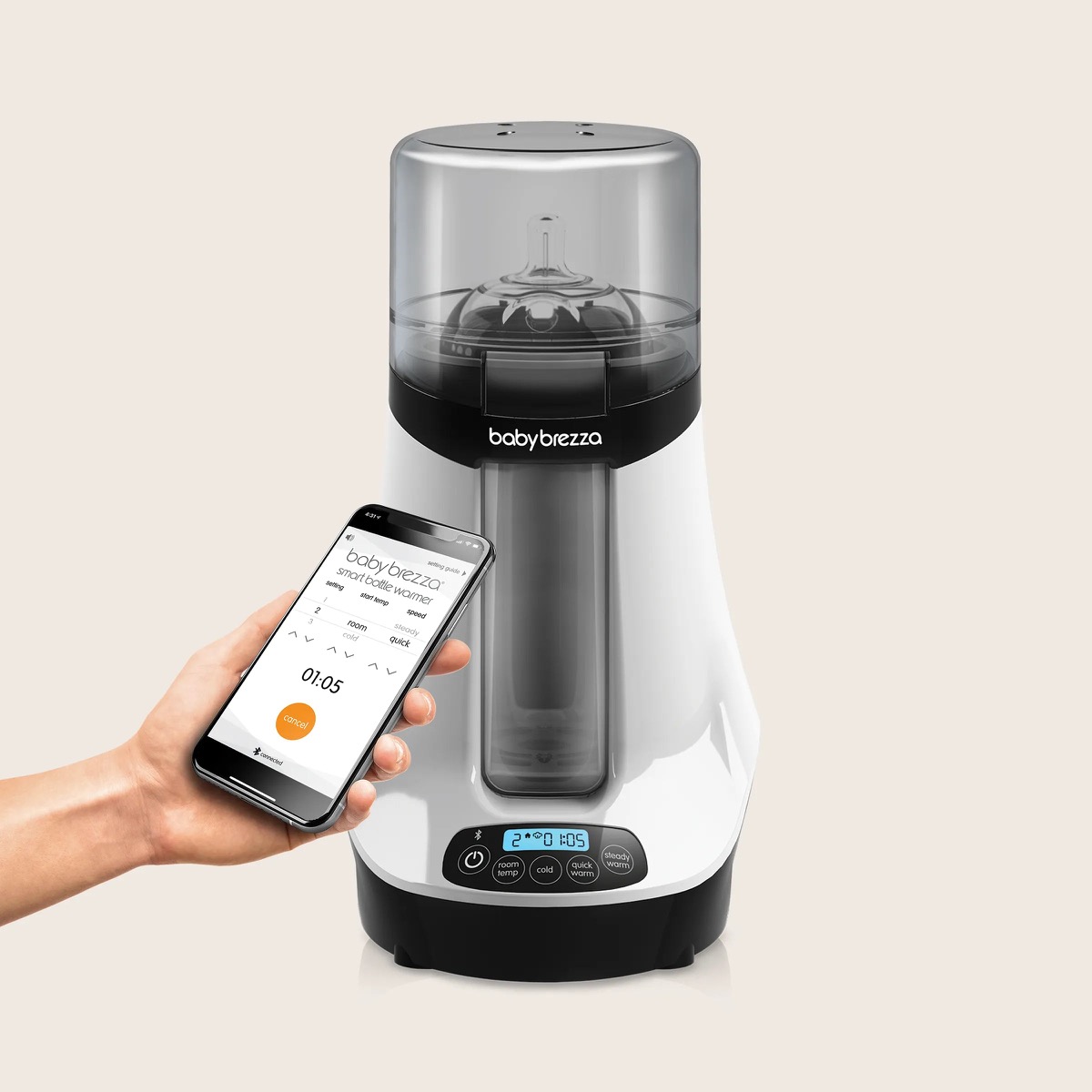 Baby Brezza Smart Bottle Warmer con Bluetooth (PerfectWarm)