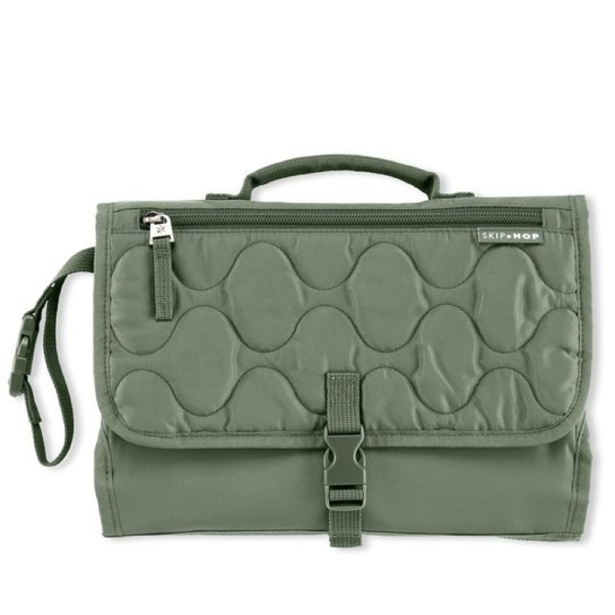 Skip Hop Cambiador portátil XL capitoneado (verde)