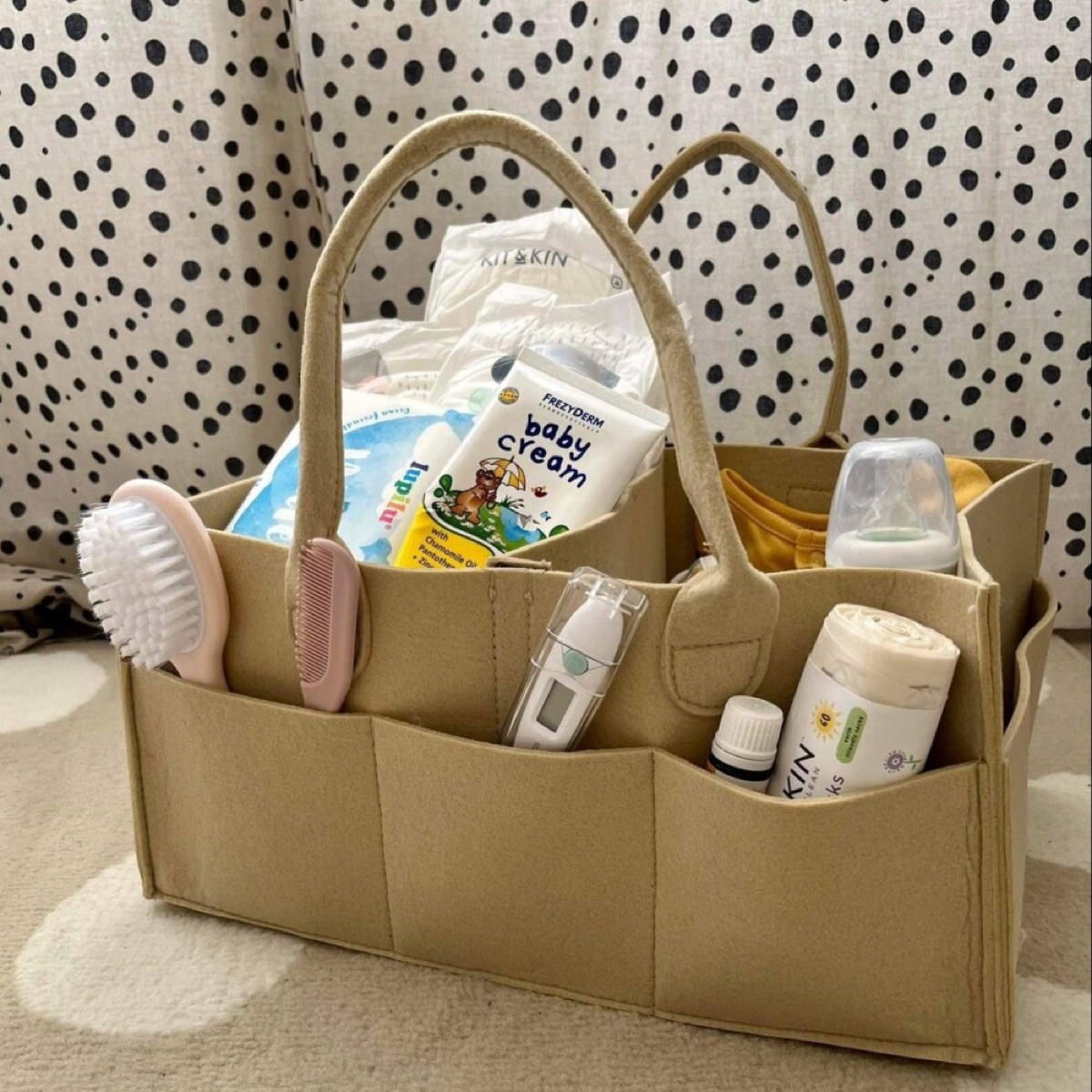 MVD Kids Caddy organizador multifunción pañalera (beige)