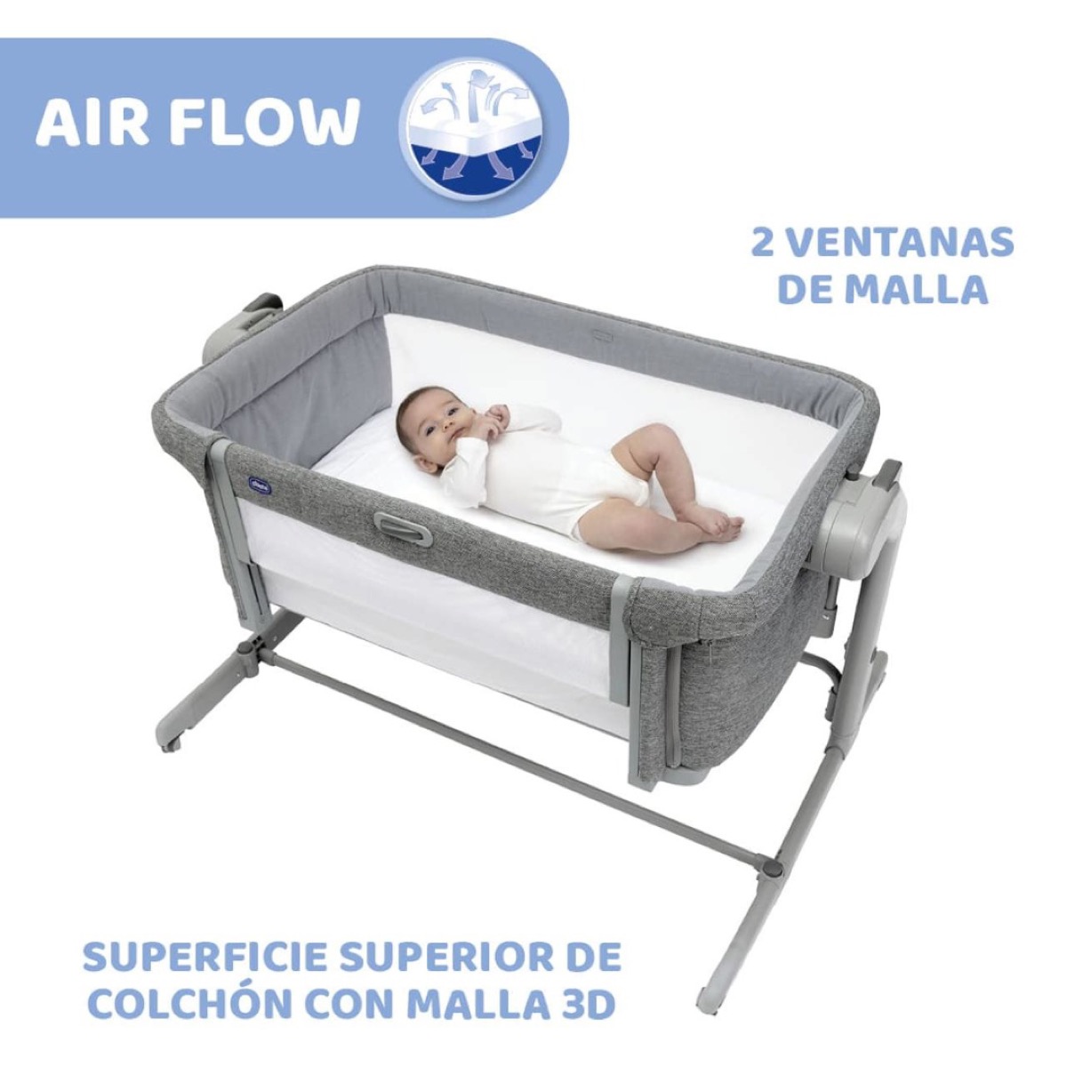 Chicco Next2Me Magic Evo (dark grey)