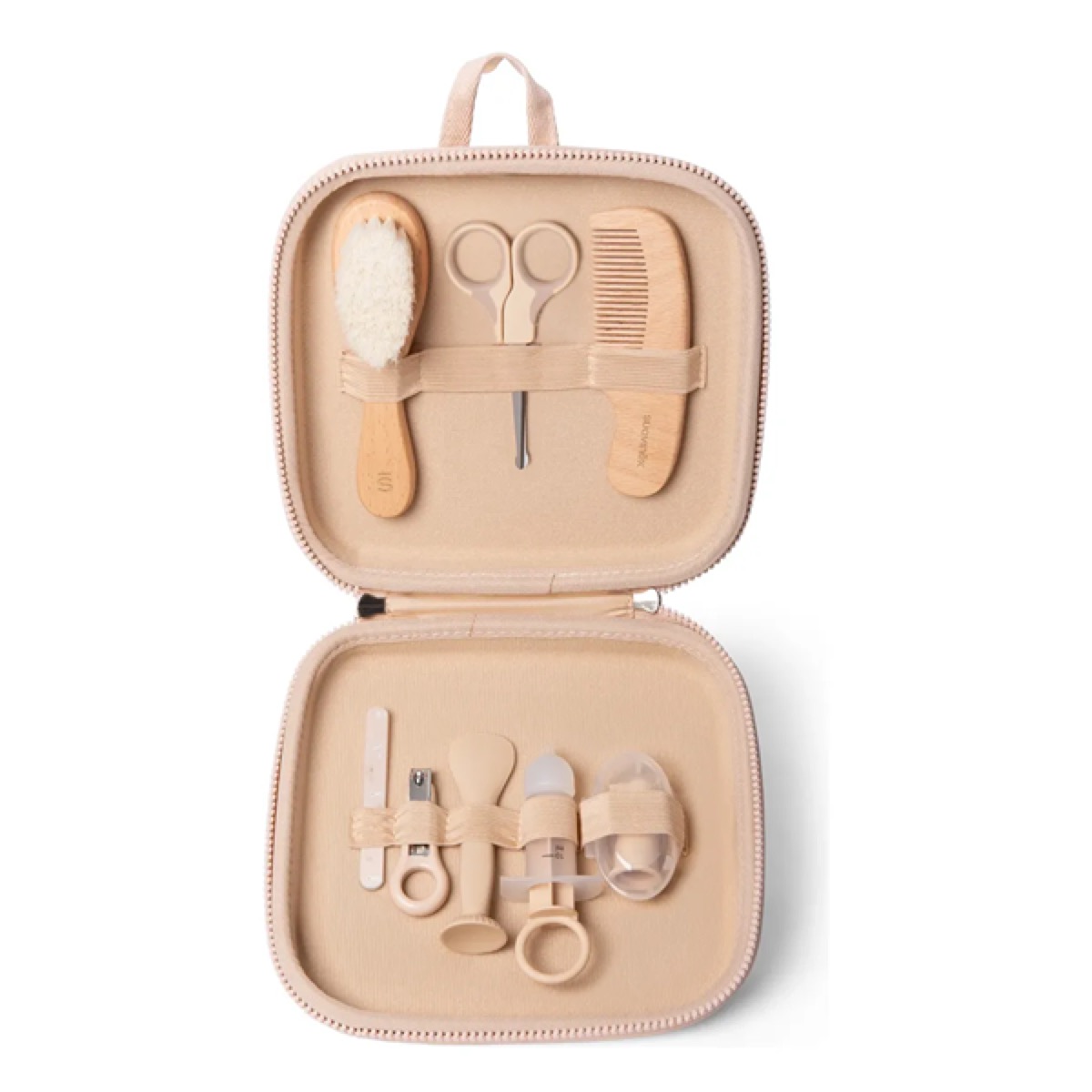Suavinex Set Premium Wonder de higiene (cortaúñas, tijera, lima de cristal, peine, cepillo, neceser)