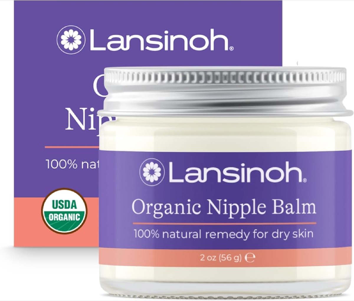 Lansinoh Crema orgánica para pezones (2 oz)