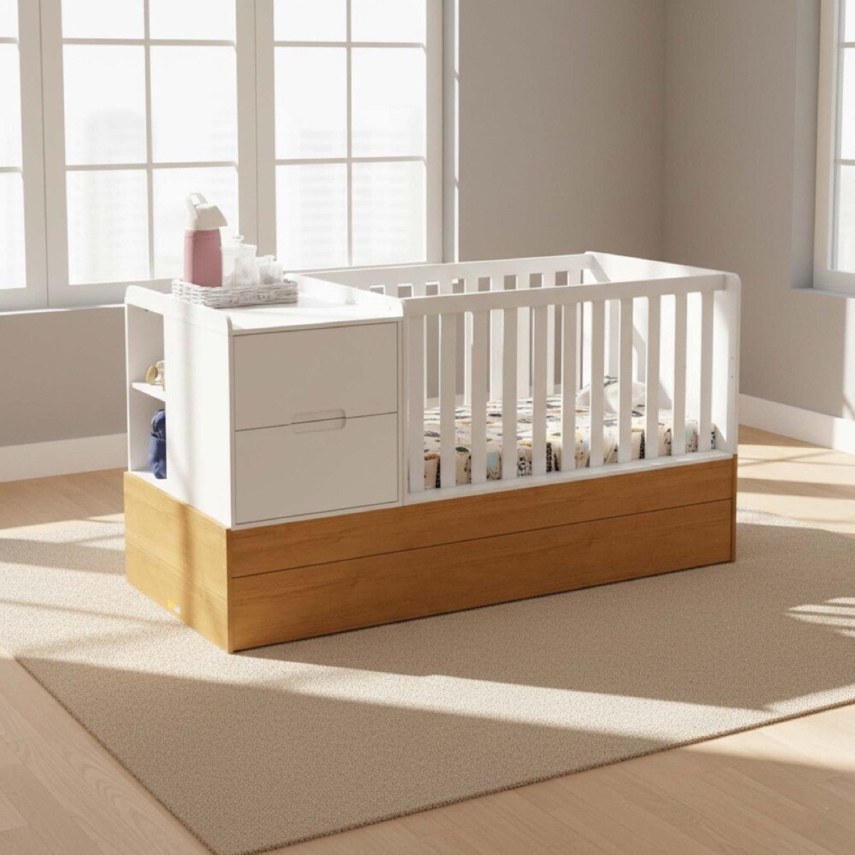 Divino Tutto Cuna Convertible / Cama (blanca)