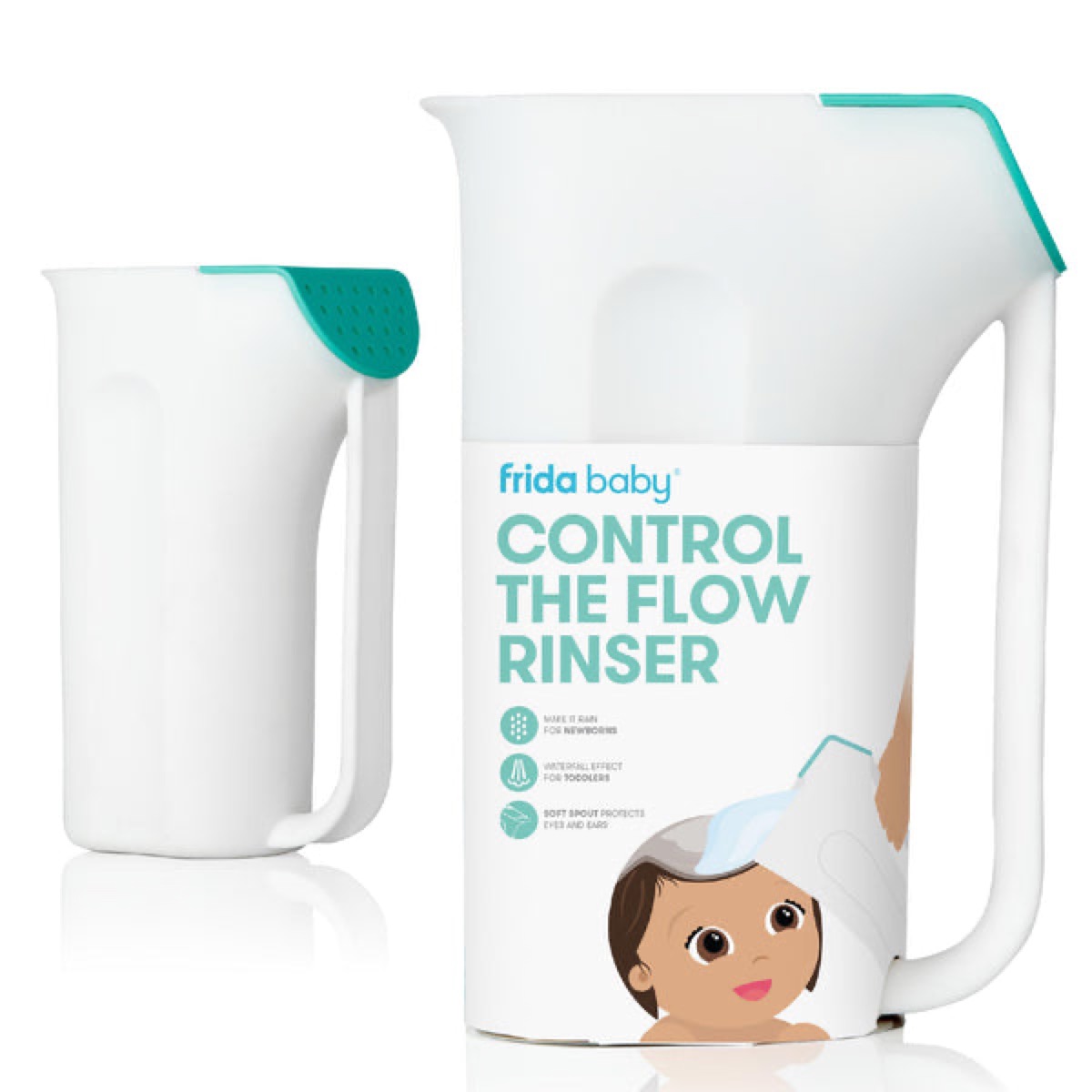 Frida Baby Control The Flow Rinser (jarra con ducha de lluvia)