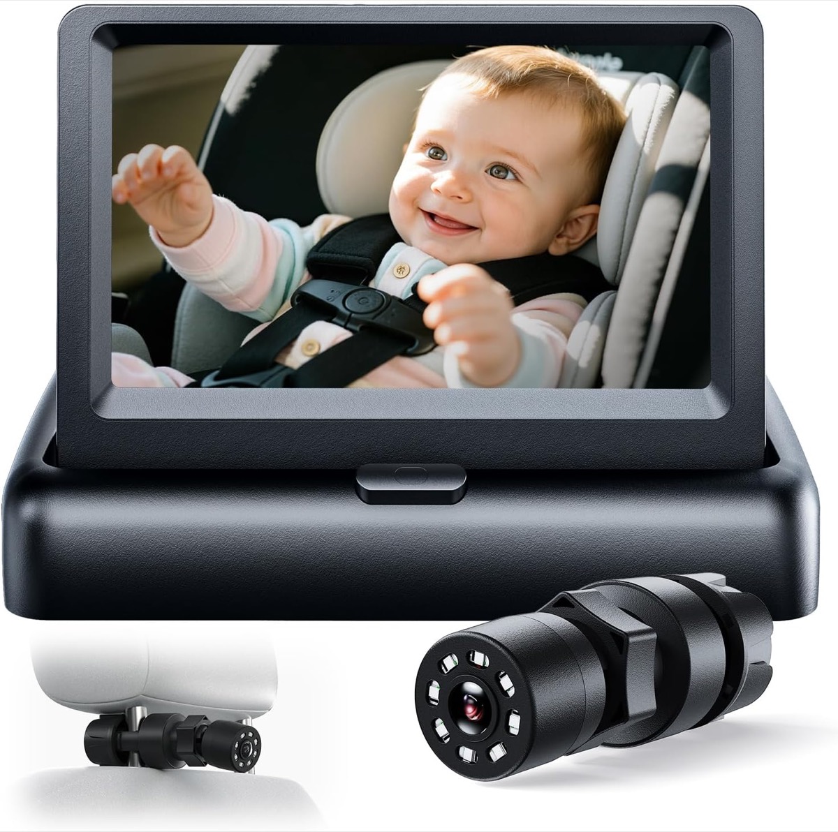 Itomoro Baby Car Camera 4,3" con soporte regulable