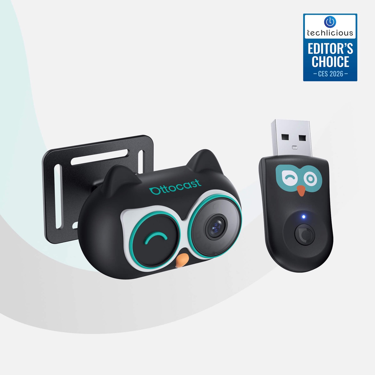 Ottocast Cabin Care, cámara con adaptador CarPlay inalámbrico