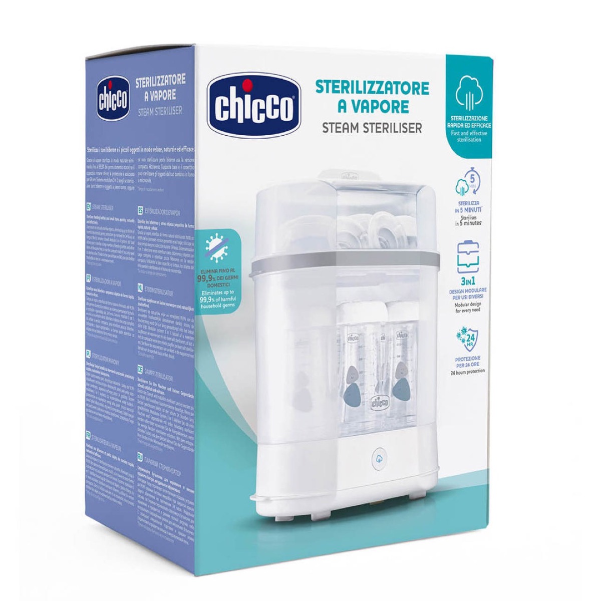 Chicco Esterilizador eléctrico 3 en 1