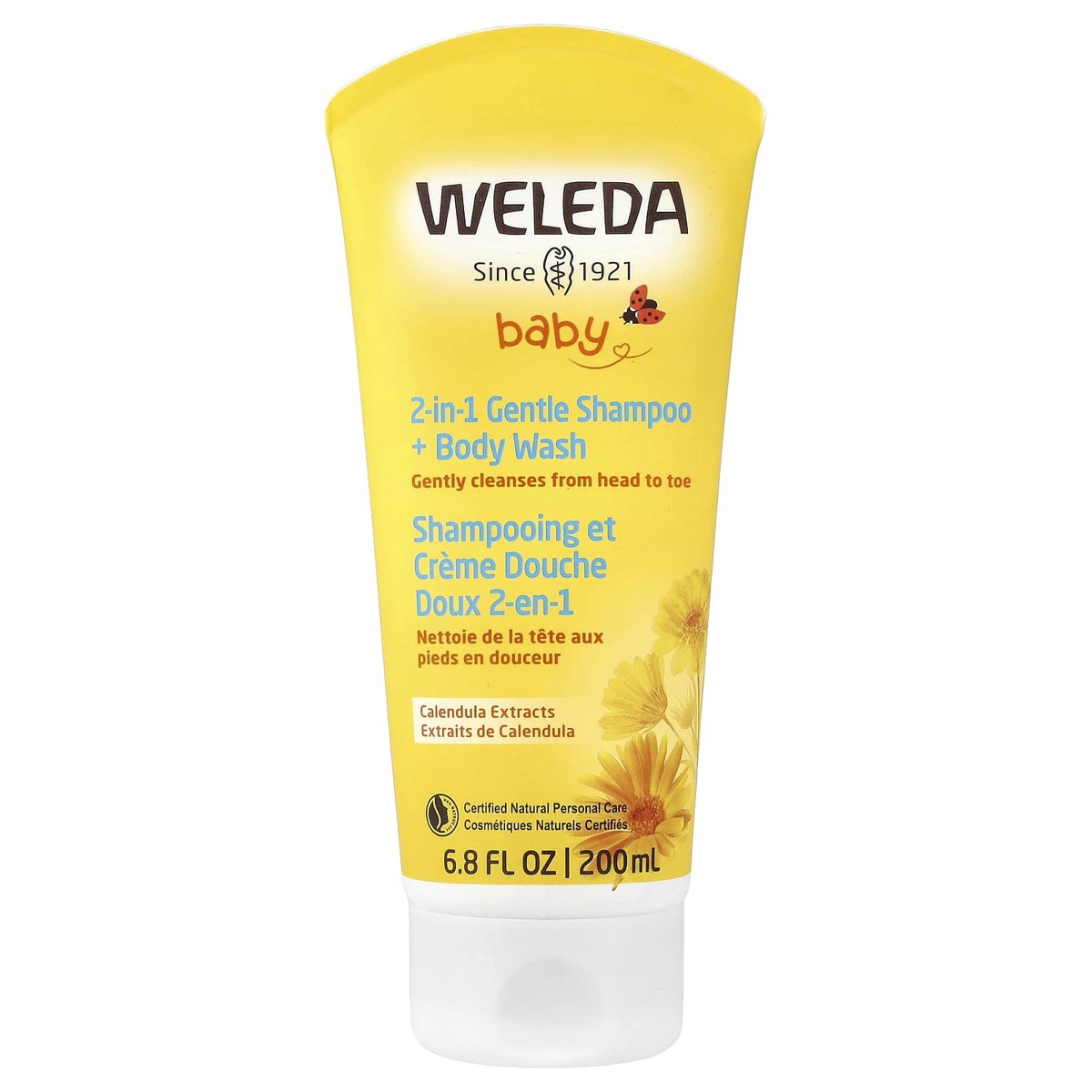 Weleda Baby Calendula 2 en 1 Shampoo + Body Wash 200 ml