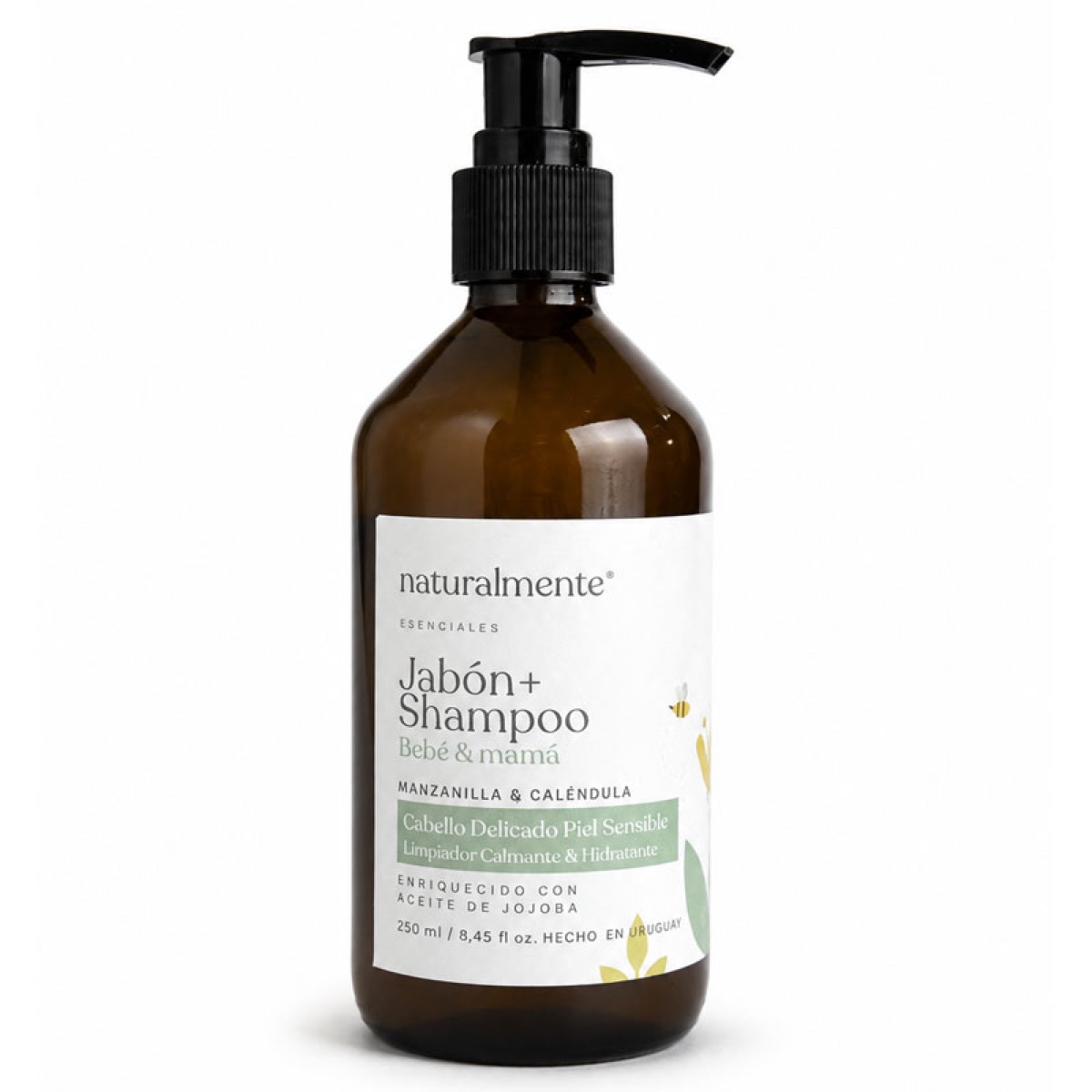 Naturalmente Jabón y Shampoo Bebé y Mamá 250 ml