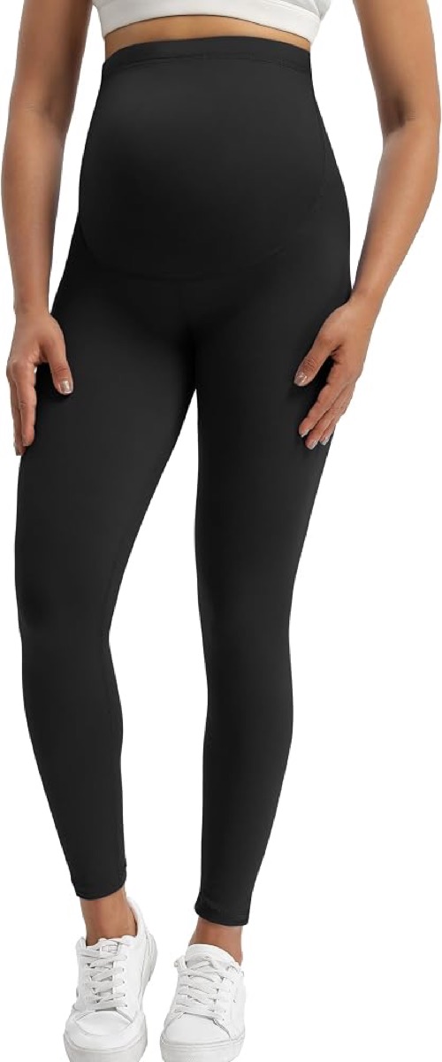 Buttergene Leggings de maternidad 28" sobre la panza