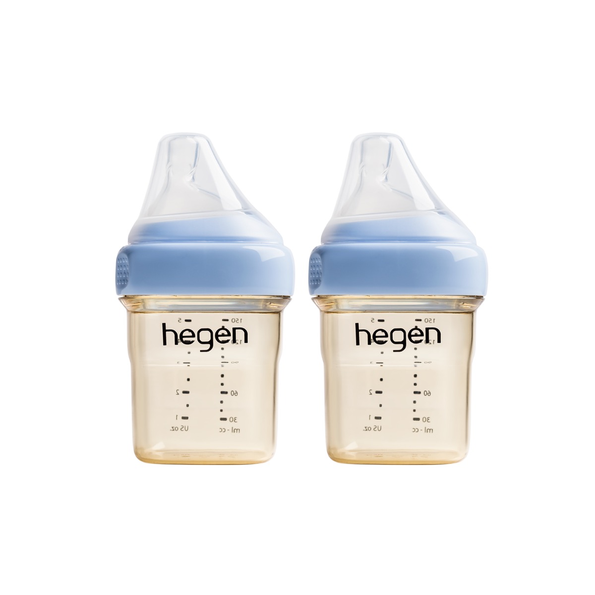 Hegen PCTO PPSU Anti-Colic 150 ml (1 a 3 meses), pack x2 con tetina de flujo lento