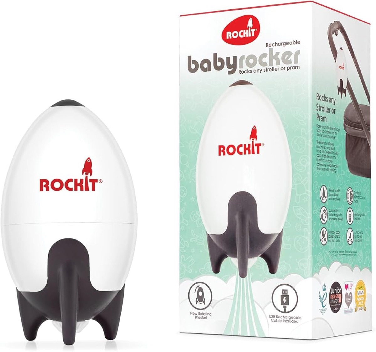 Rockit Rocker recargable (mecedor para cochecito)