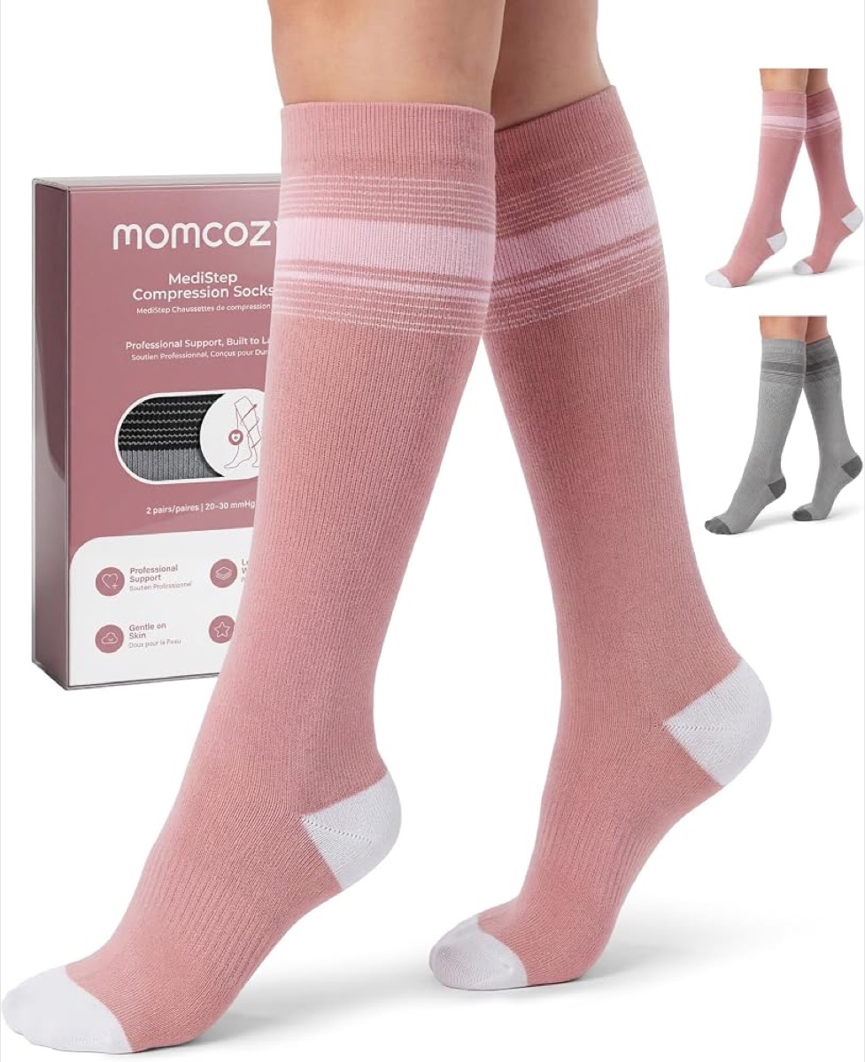 Momcozy Calcetines de compresión de grado médico 20-30 mmHg