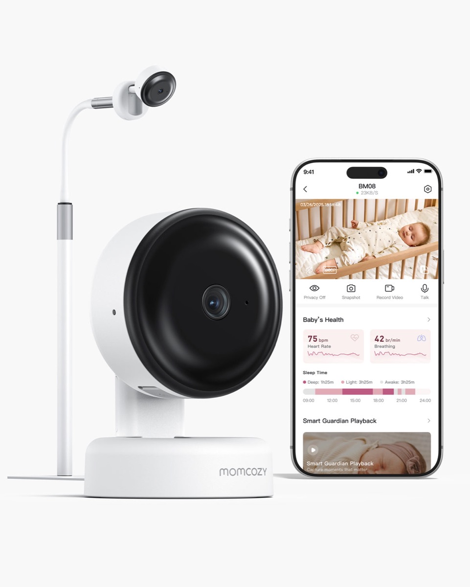 Momcozy BM08 Contact-Free Smart Baby Monitor (2K)