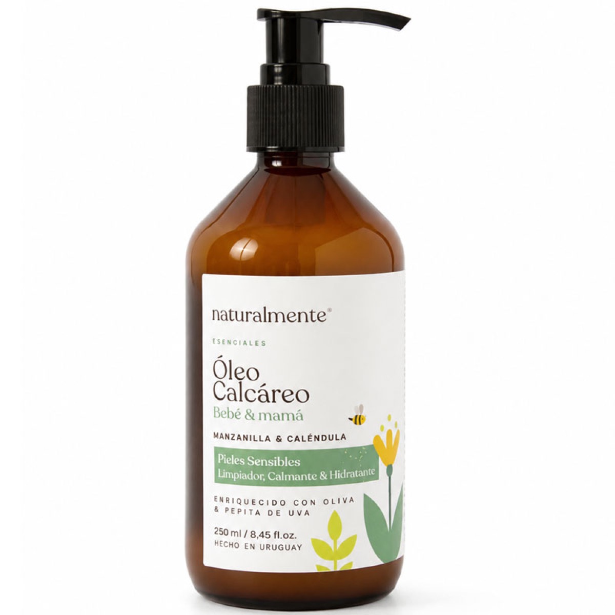 Naturalmente Óleo Calcáreo Bebé y Mamá 250 ml