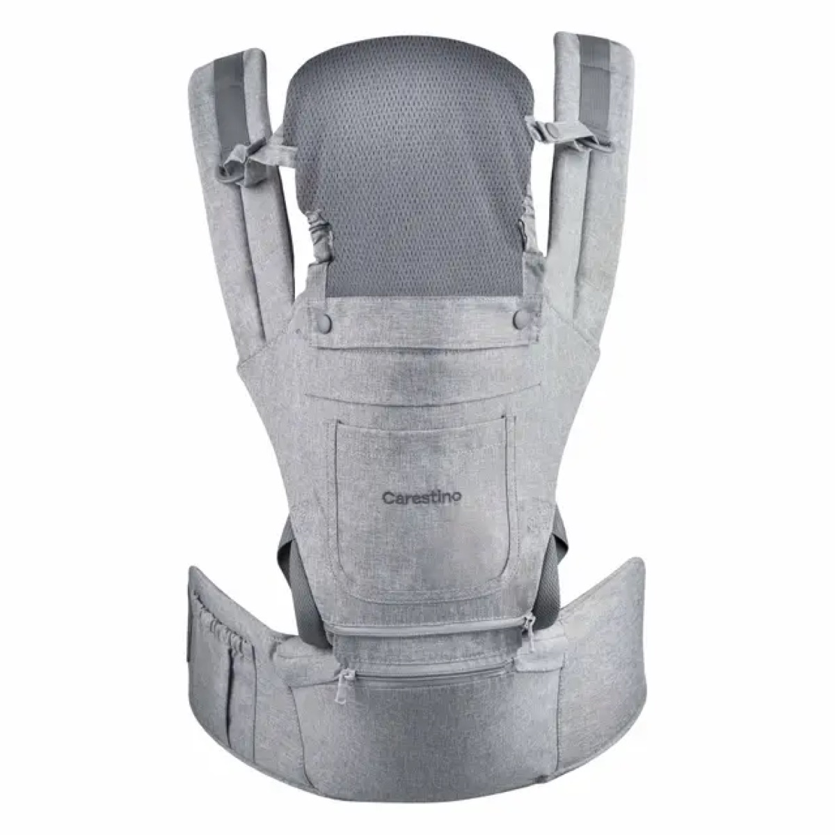 Carestino Mochila porta bebé 9 en 1 (gris claro)