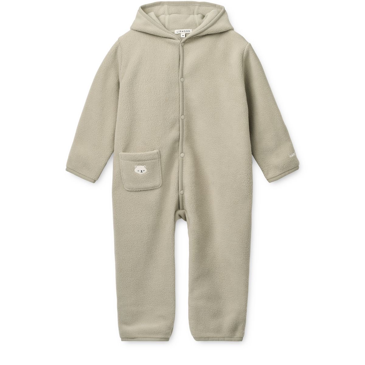 Liewood Theodore Baby Fleece Jumpsuit, color Mist