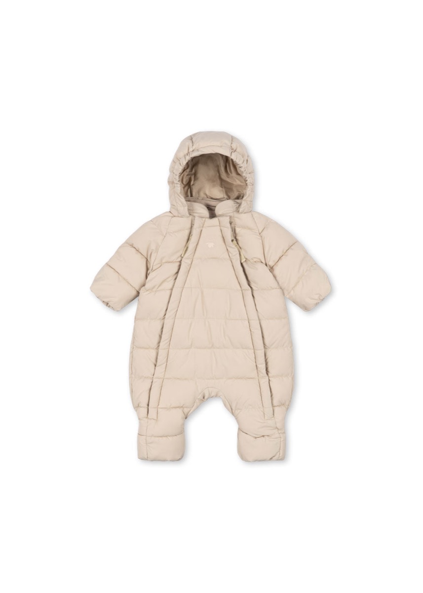 Konges Sløjd Alpi Baby Suit, color cement (mono acolchado)