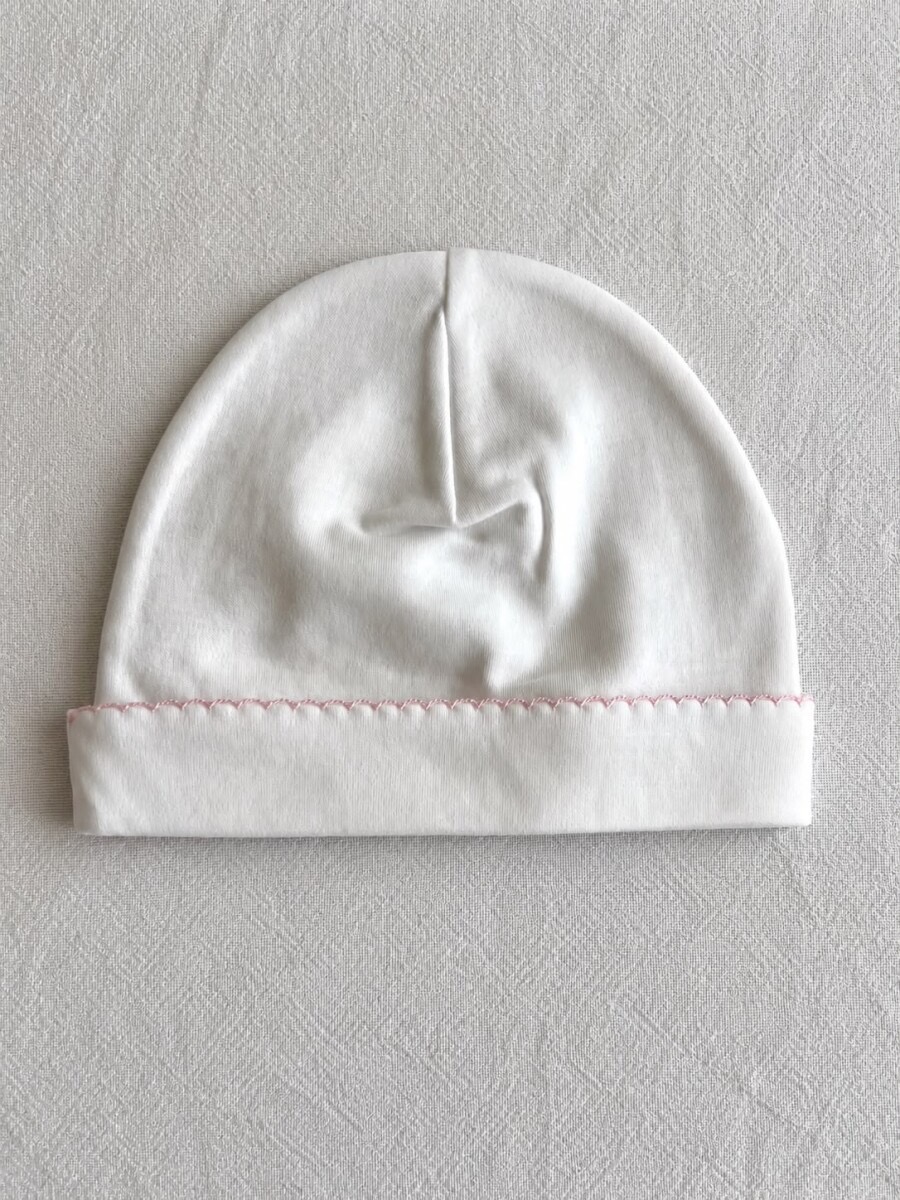 Minimon Gorrito Pima Picot, rosado