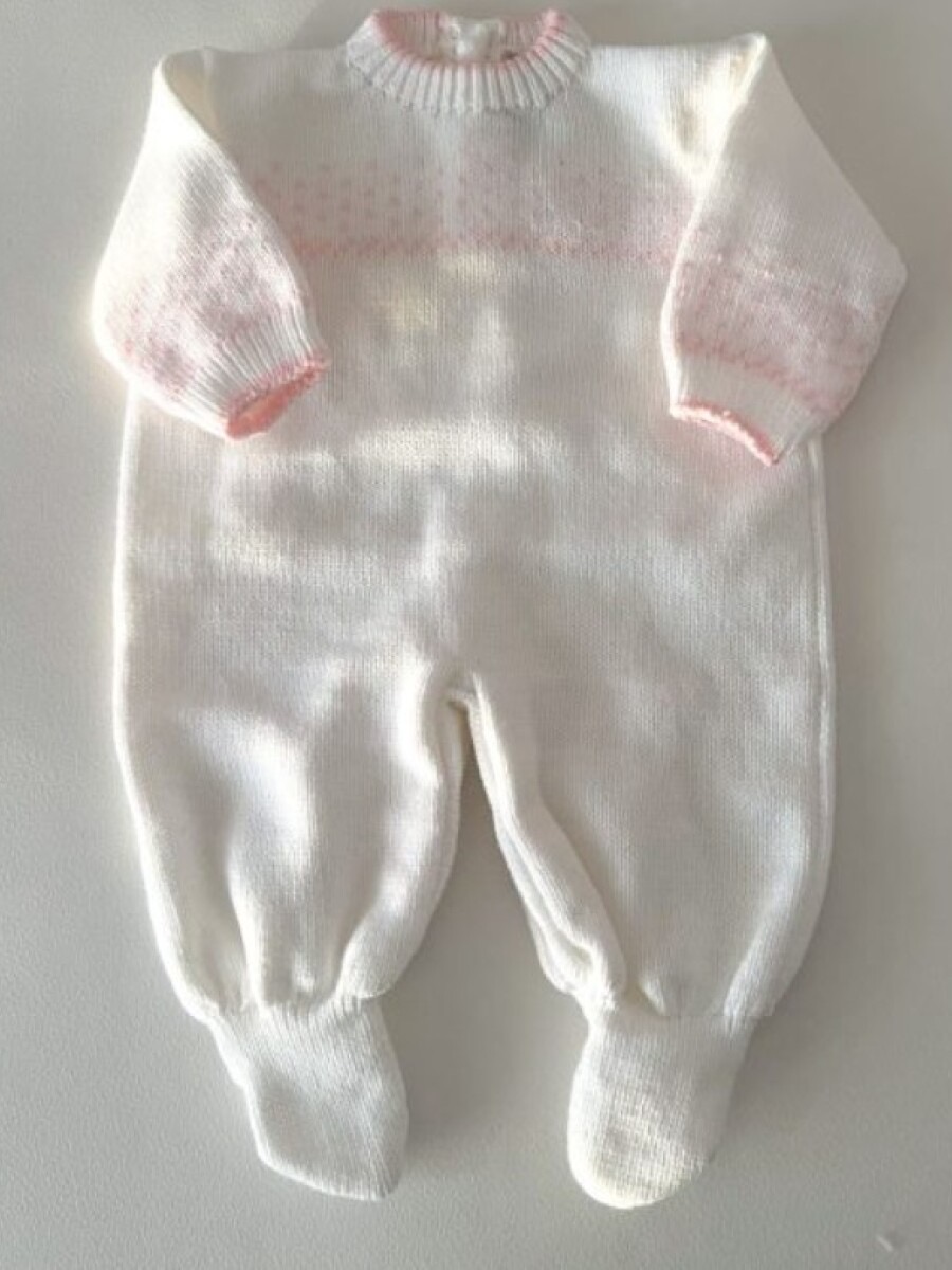Minimon Monito dots rosa/blanco, línea Primera puesta (talle NB)