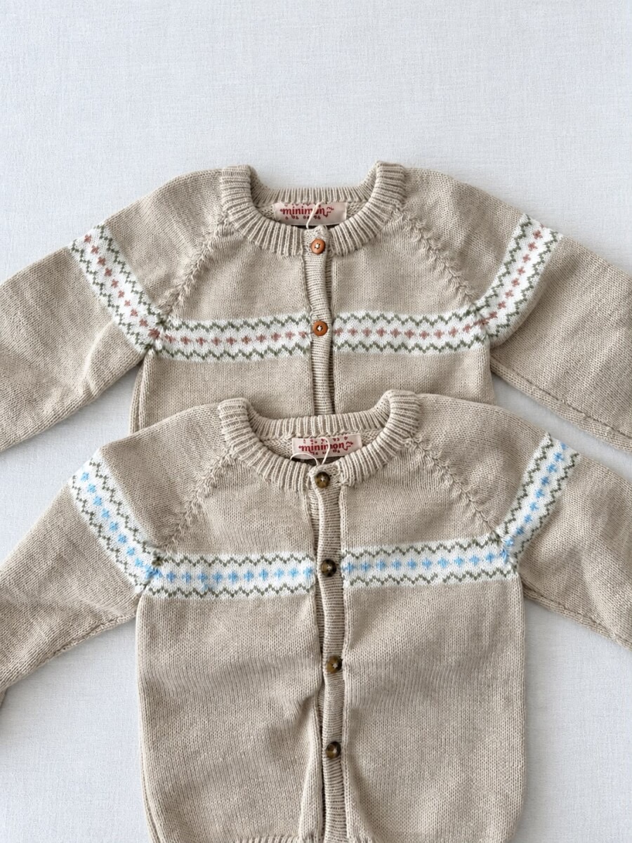 Minimon Saco Toto, beige y rosa