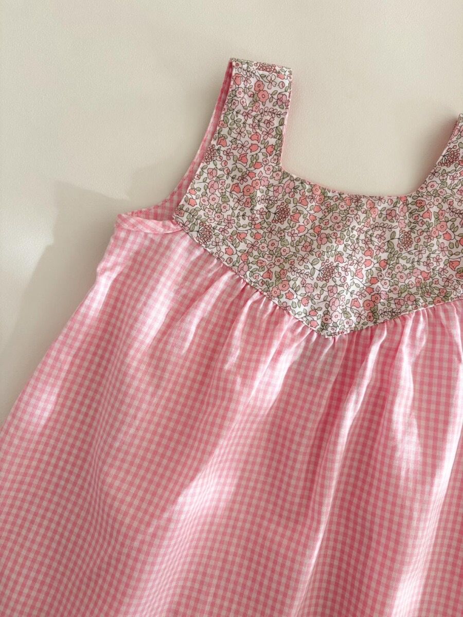 Minimon Vestido Tita, Liberty Pink
