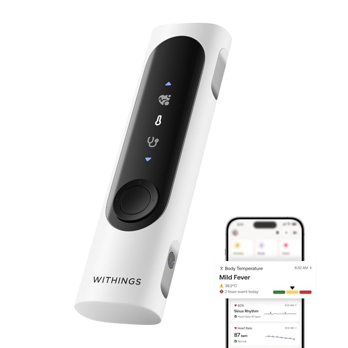 Withings BeamO (termómetro sin contacto + ECG + estetoscopio)
