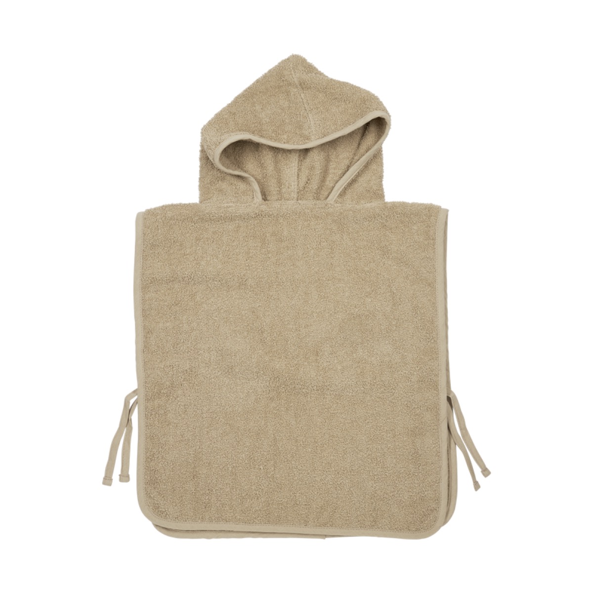Meycobaby Poncho de baño 75x75 cm (1 a 3 años), beige