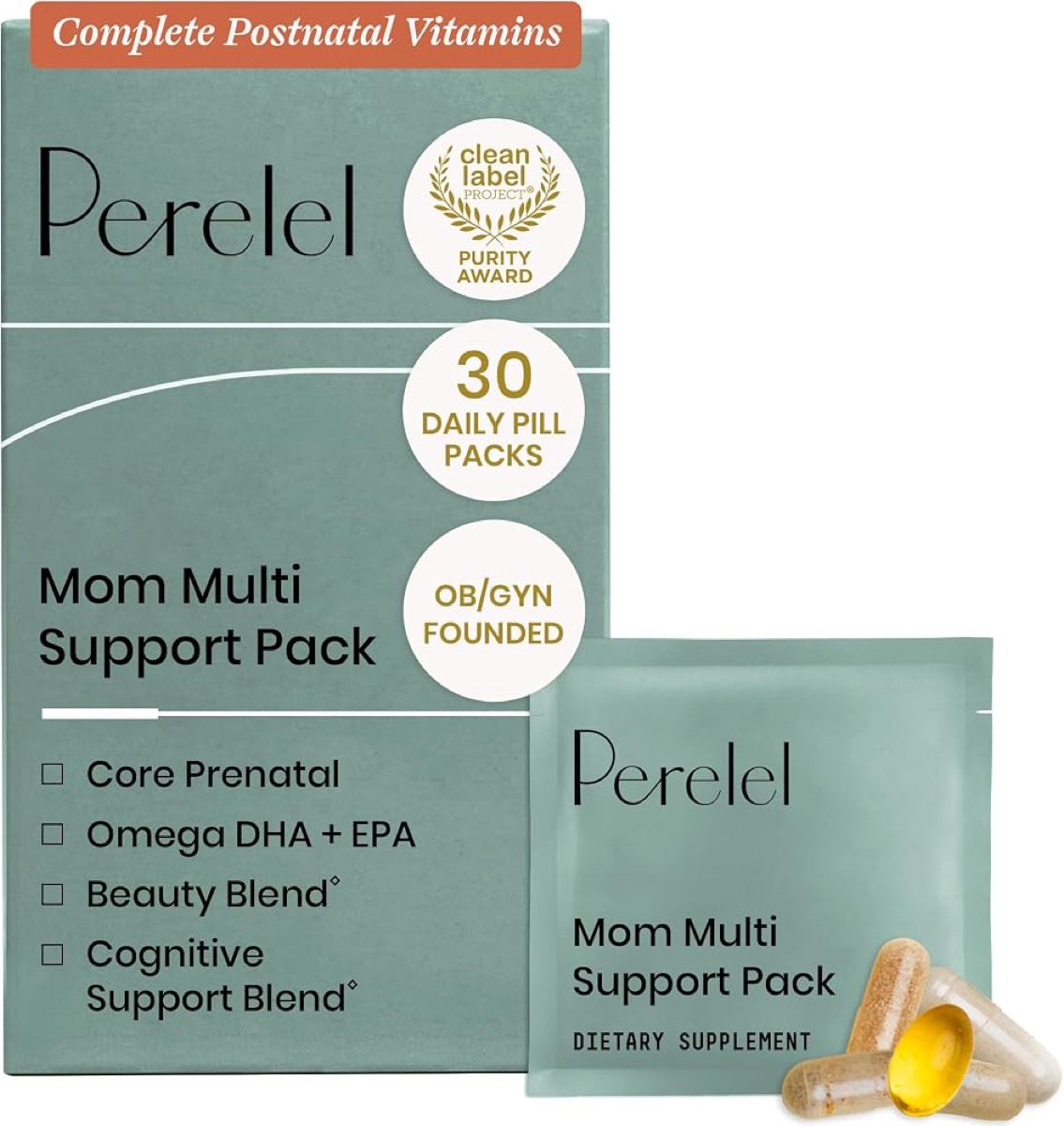 Perelel Mom Multi, pack posnatal (30 días)